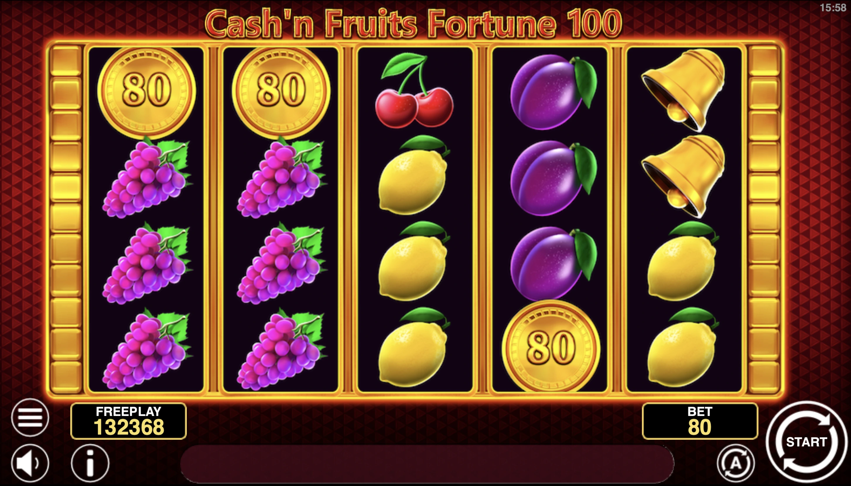 Cash'n Fruits Fortune 100 by 1spin4win